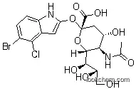 Molecular Structure of 265979-52-0 (5-BROMO-4-CHLOROINDOL-3-YL-5-ACETAMIDO-3,5-DIDEOXY-ALPHA-D-GLYCERO-D-GALACTO 2-NONULOPYRANOSIDONIC ACID AMMONIUM)
